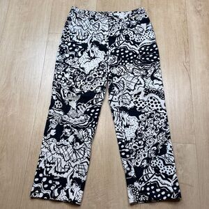 Vintage St John Sport Printed Abstract Straight Pants SIZE 10
